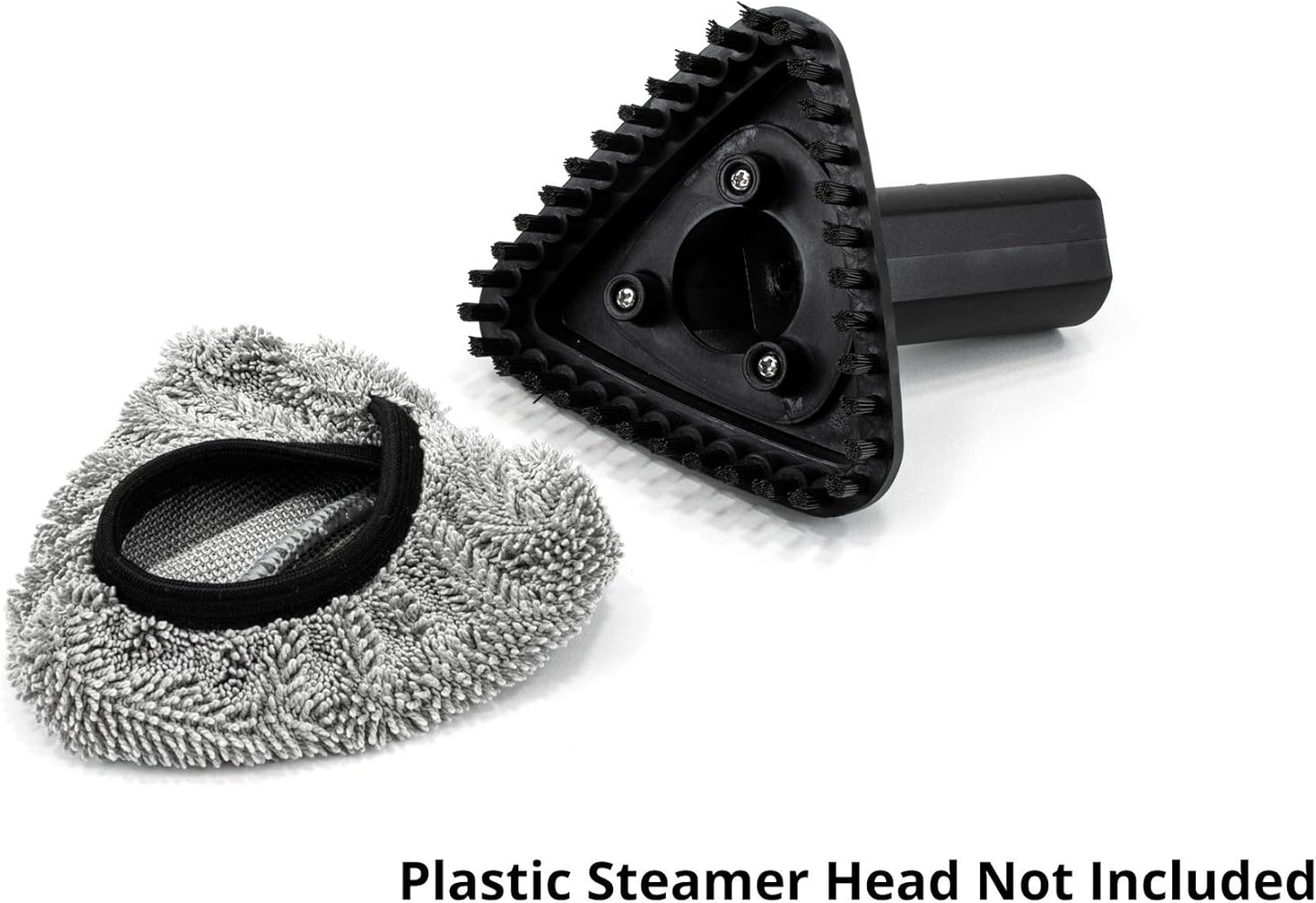 12 Pack [Steamer Cover] Triangle Head Microfiber Steamer Bonnet - Twist Pile