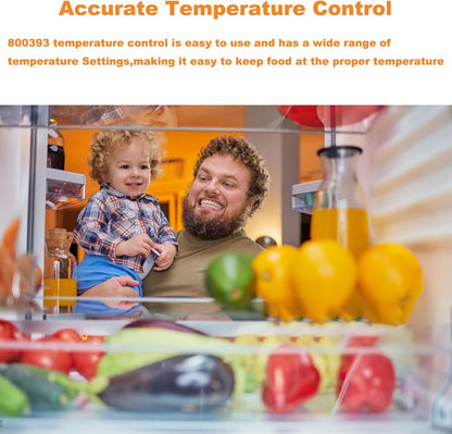 Refrigerator Temperature Control Kit 800393 Compatible with True Refrigerators, Replace 800306, 831932