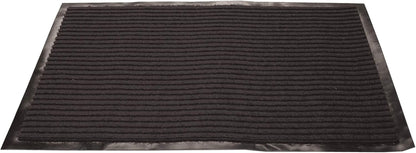 LAMINET WeatherProof Heavy Duty Rug 17"x26" Black Easy Clean Indoor/Outdoor Non-Slip Water Absorbing Mat