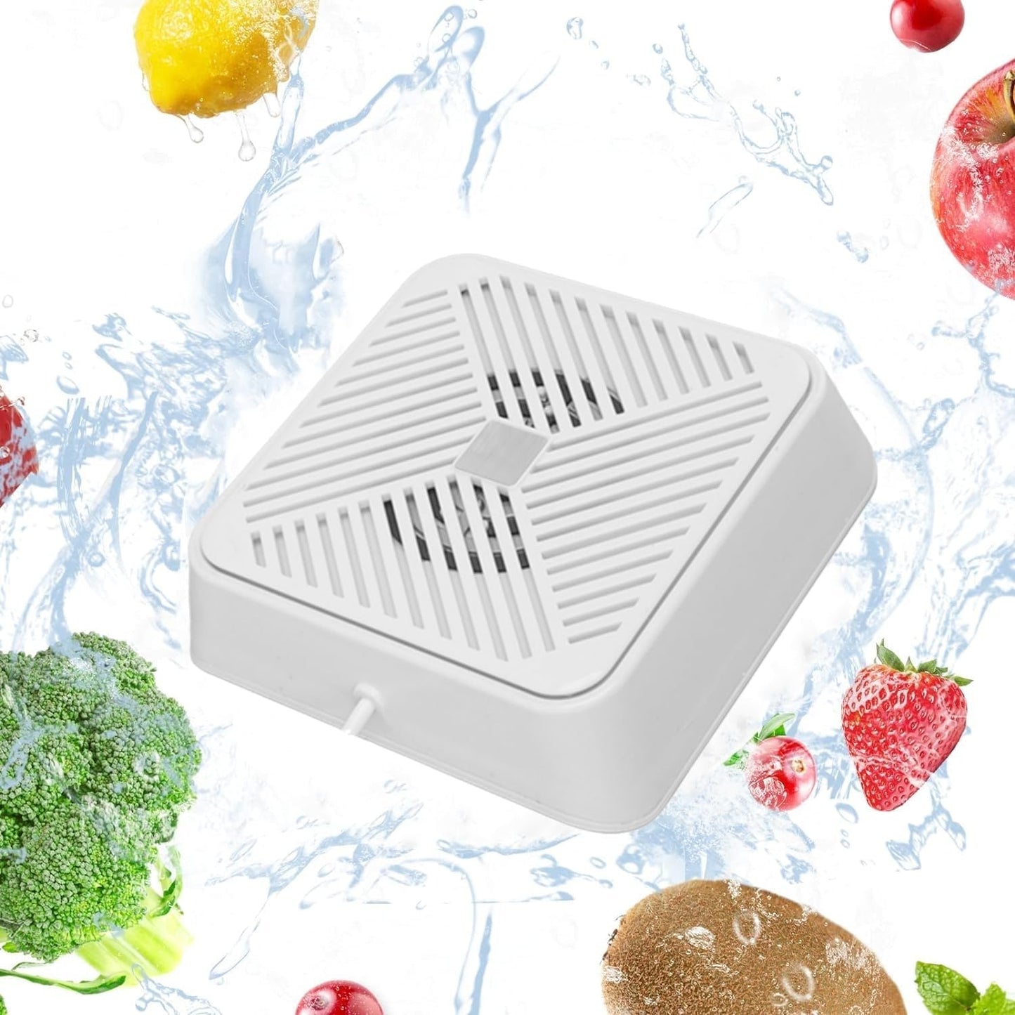 Fruit Vegetable Washing Machine, USB Portable Ultrasonic Electrolysis Fruit Purifier, Mini Dishwasher for Cleaning.