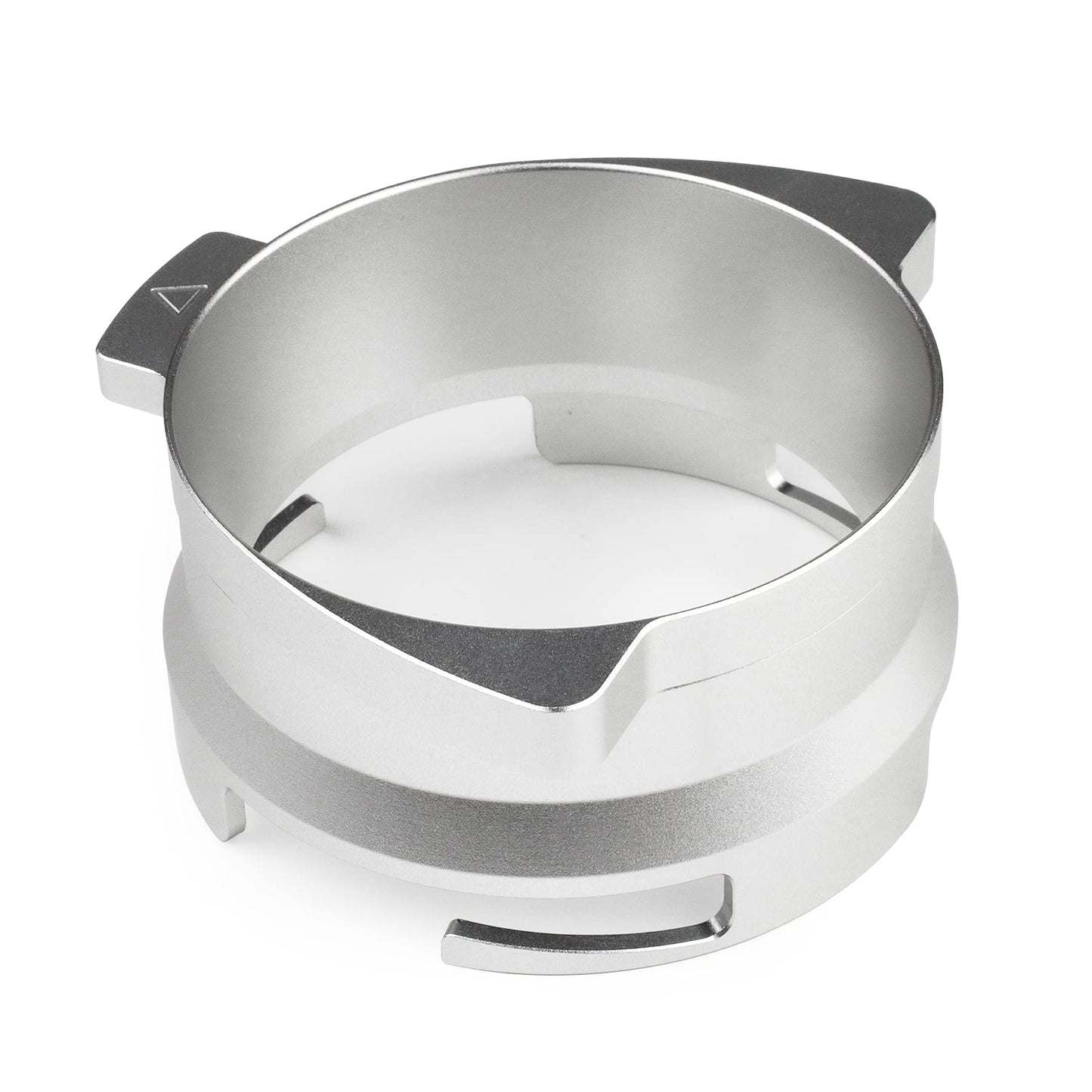 FIRJOY 54mm Espresso Dosing Funnel for Breville Barista Portafilters (Aluminum Alloy-Silver)