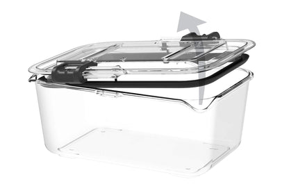 Prepara Latchlok 13 Cup Tritan Food Storage Container, Clear