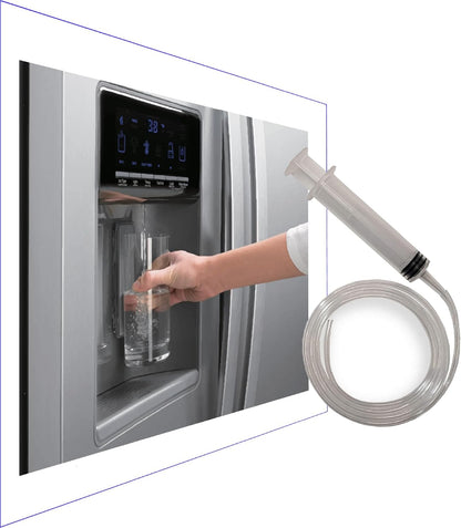 Frozen Water Line Tool - 36" to Quickly Unfreeze Refrigerator Water Dispenser – Thaw Frozen Line in Minutes