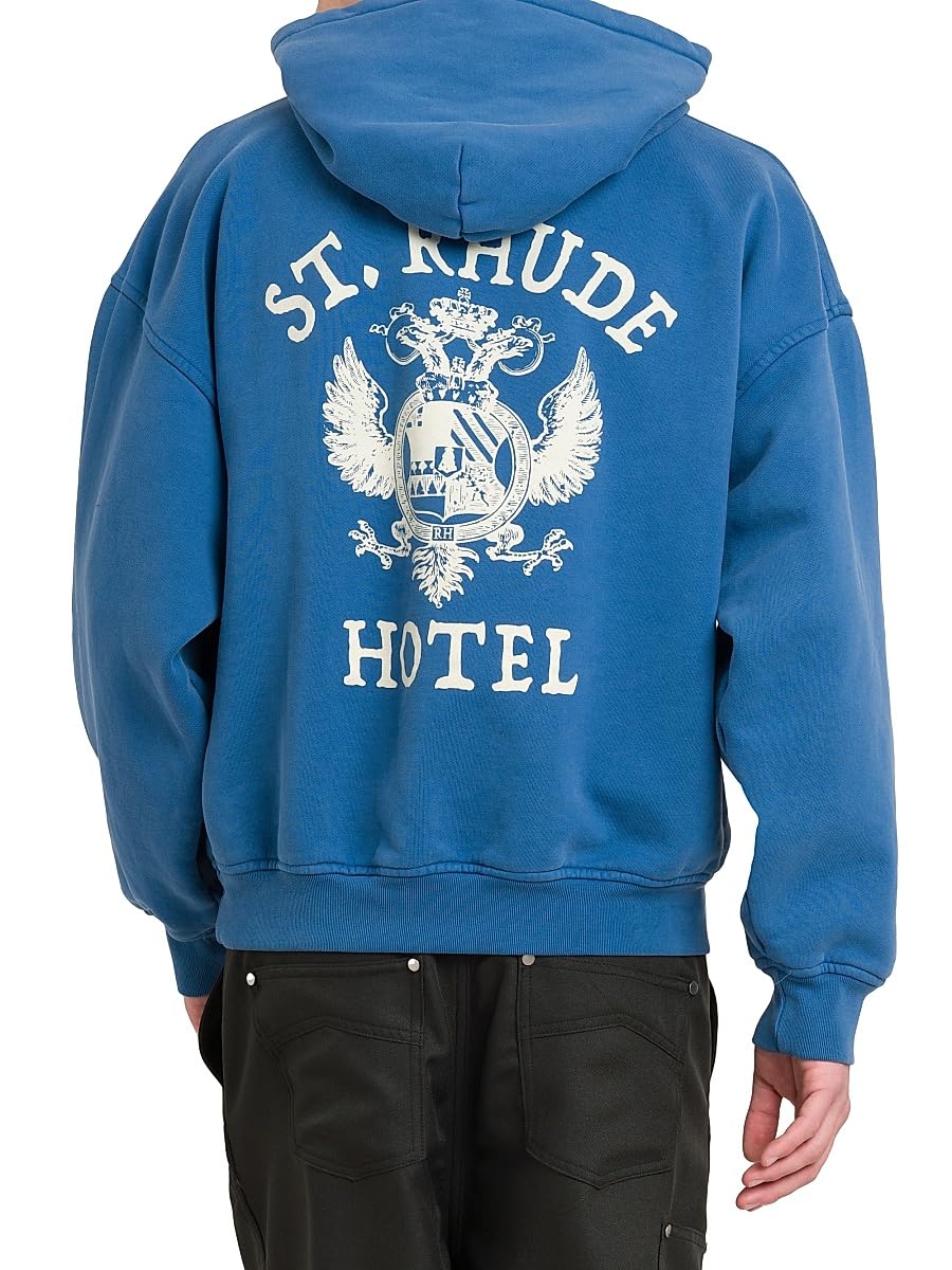 Rhude, St. Rhude Seal Hoodie, X-Small, Royal Blue