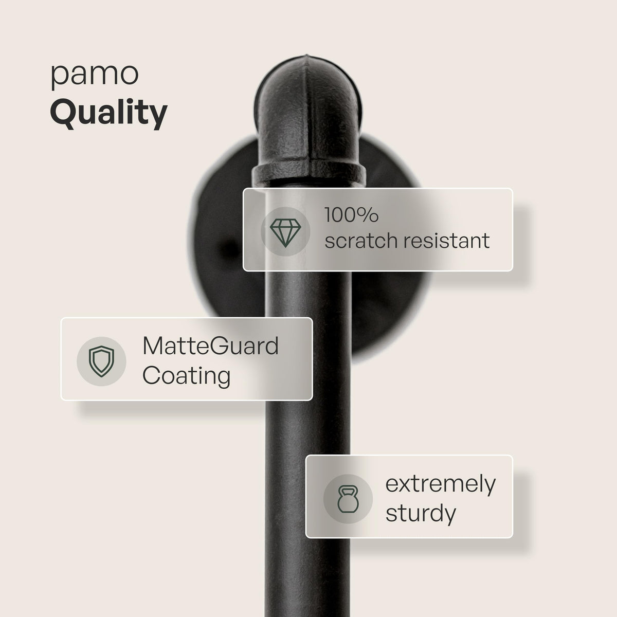 pamo Industrial Pipe Clothing Rack with Shelf - 390 lbs Capacity - Wall Mounted Clothes Rack and Walk In Closet with Metal Shelf for Wardrobe