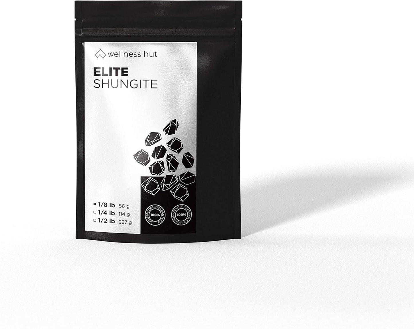 Elite Shungite Stones for Shungite Water - 1/8 Pound (56 Grams) 0.5-1.2 inch Stones