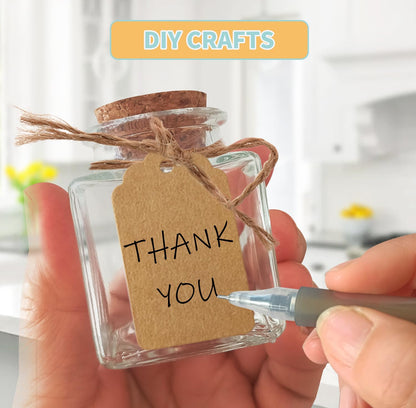 eispap 25Pcs 1.7oz Mini Glass Bottles, 50ml small Bottle, Jars with Wood Cork Stoppers, Wish Bottles, Message Bottle for Wedding Favors, Baby Shower Favors, DIY Craft (25)