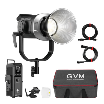 GVM SD600S 600W Led Video Light, 5600K Led Studio Light Photography Lighting with APP/DMX Control, 124000lux/1m Continuous Lighting for Studio, Video Shooting, Gaming, Broadcasting