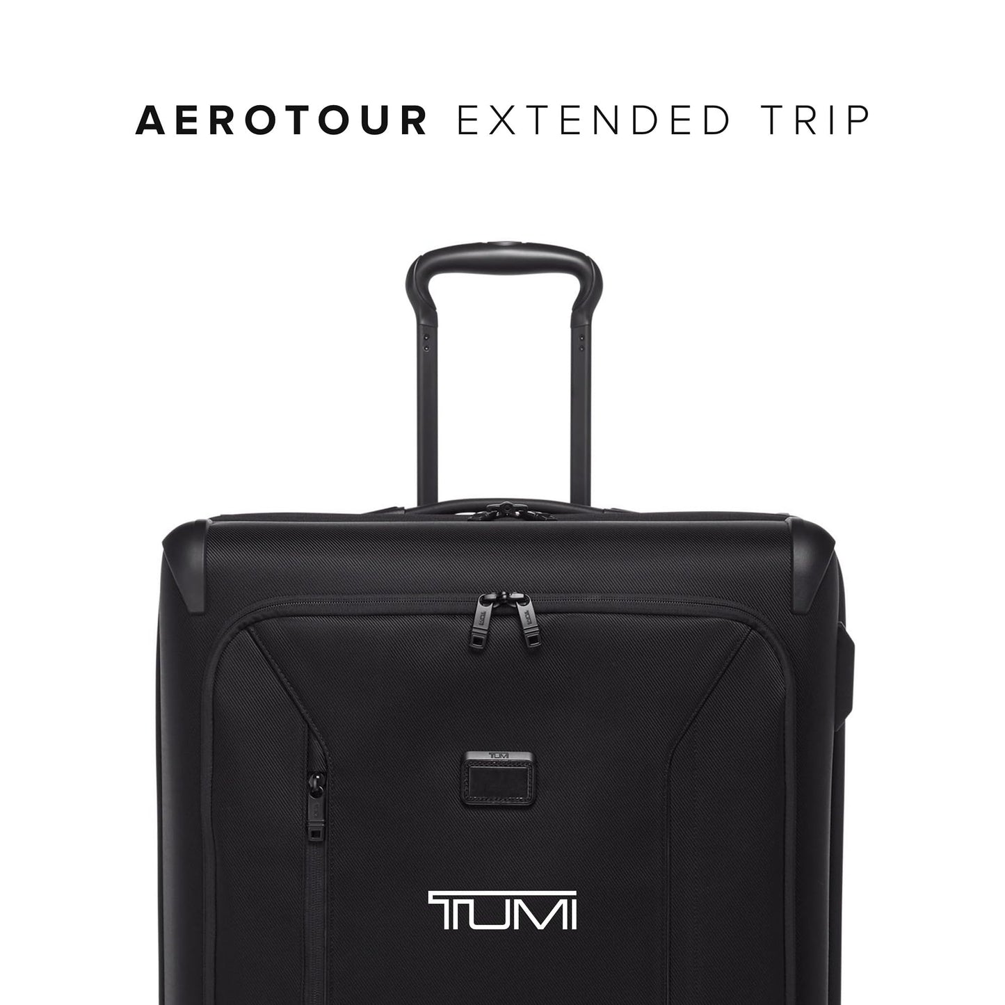 TUMI - Aerotour 4 Wheel Expandable Luggage - Men's and Women's Lightweight Business and Leisure Travel Suitcase - 31" X-Large Front Pocket Expandable Checked, Black