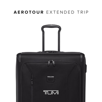TUMI - Aerotour 4 Wheel Expandable Luggage - Men's and Women's Lightweight Business and Leisure Travel Suitcase - 31" X-Large Front Pocket Expandable Checked, Black
