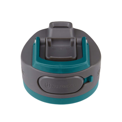 Contigo AUTOSEAL Cortland 24oz Water Bottle BPA-Free Plastic Spill Leak-Proof Lid and Carry Handle Dishwasher Safe Spirulina