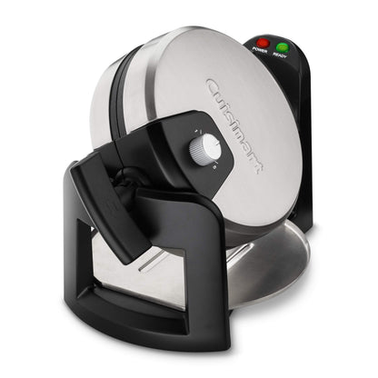 Cuisinart Round Flip Belgian Waffle Maker, 1" thick Belgian-style Waffle, WAF-F30NAS