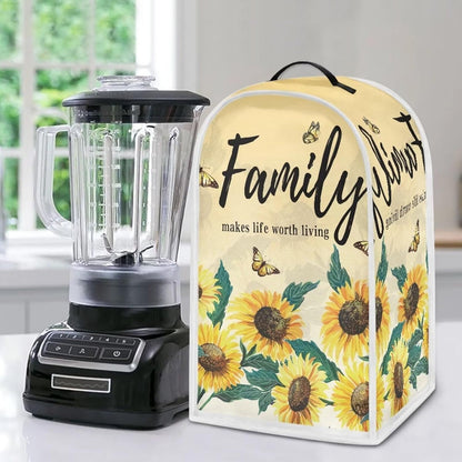 DISNIMO Sunflower Letter Blender Dust Cover - Kitchen Appliance Cover for Stand Mixer or Coffee Machine