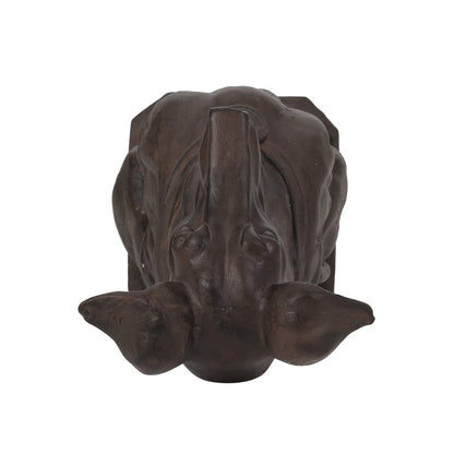 Brandbury Greyhound Dog Statue, Dark Brown