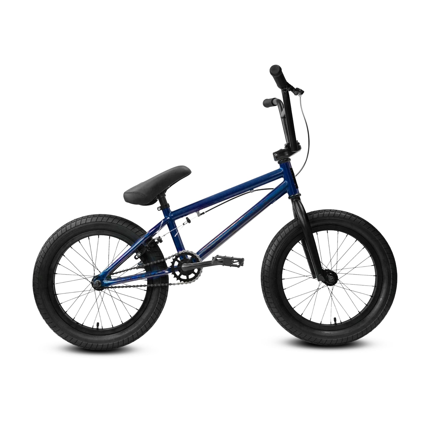 Elite BMX Freestyle Bike, Durable Steel Frame, Available in 16", 18", and 20" Sizes. New Sizes 26" and 29" BMX Bicycles. (PW - Blue, 16")