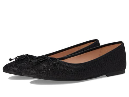 Cole Haan Women's Yara Soft Ballet Flats, Black Glitter Mesh, 11-B US