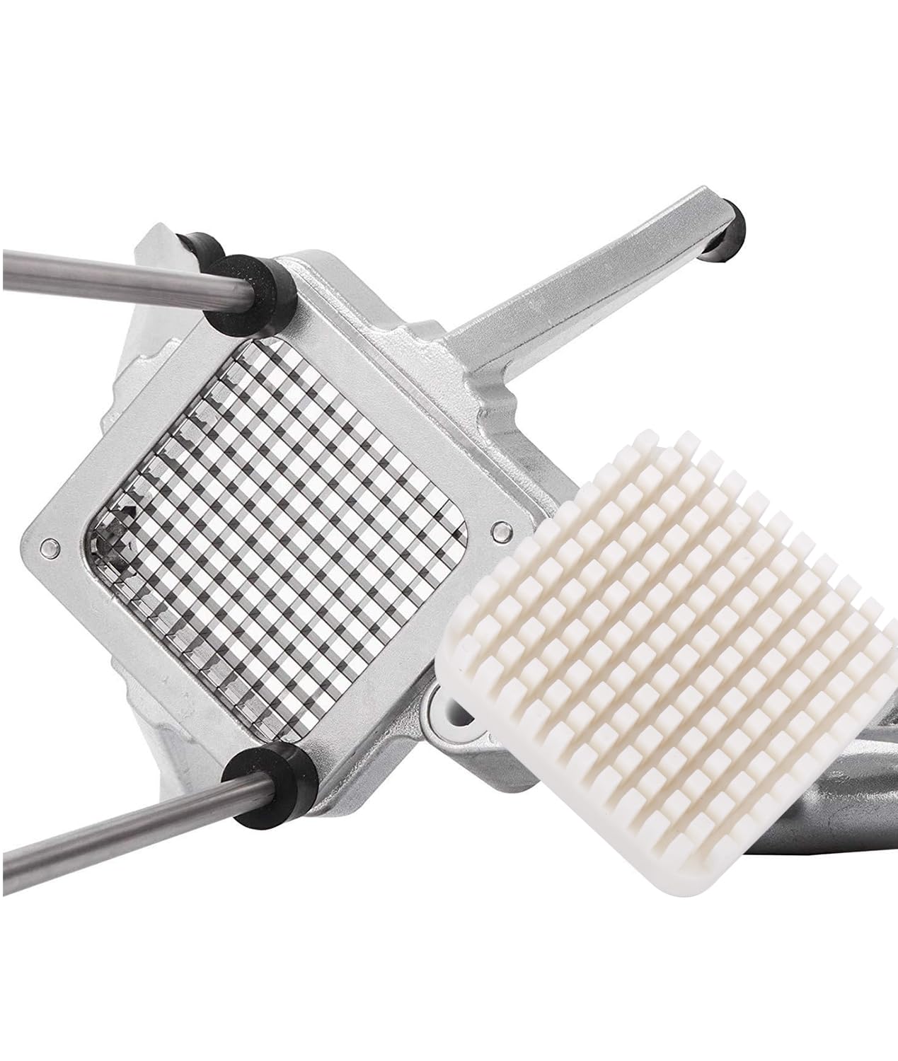 BotaBay Commercial Vegetable Fruit Chopper 1/4″&3/8″ Blade Heavy Duty Professional Food Dicer Kattex French Fry Cutter Onion Slicer Stainless Steel for Tomato Peppers Potato