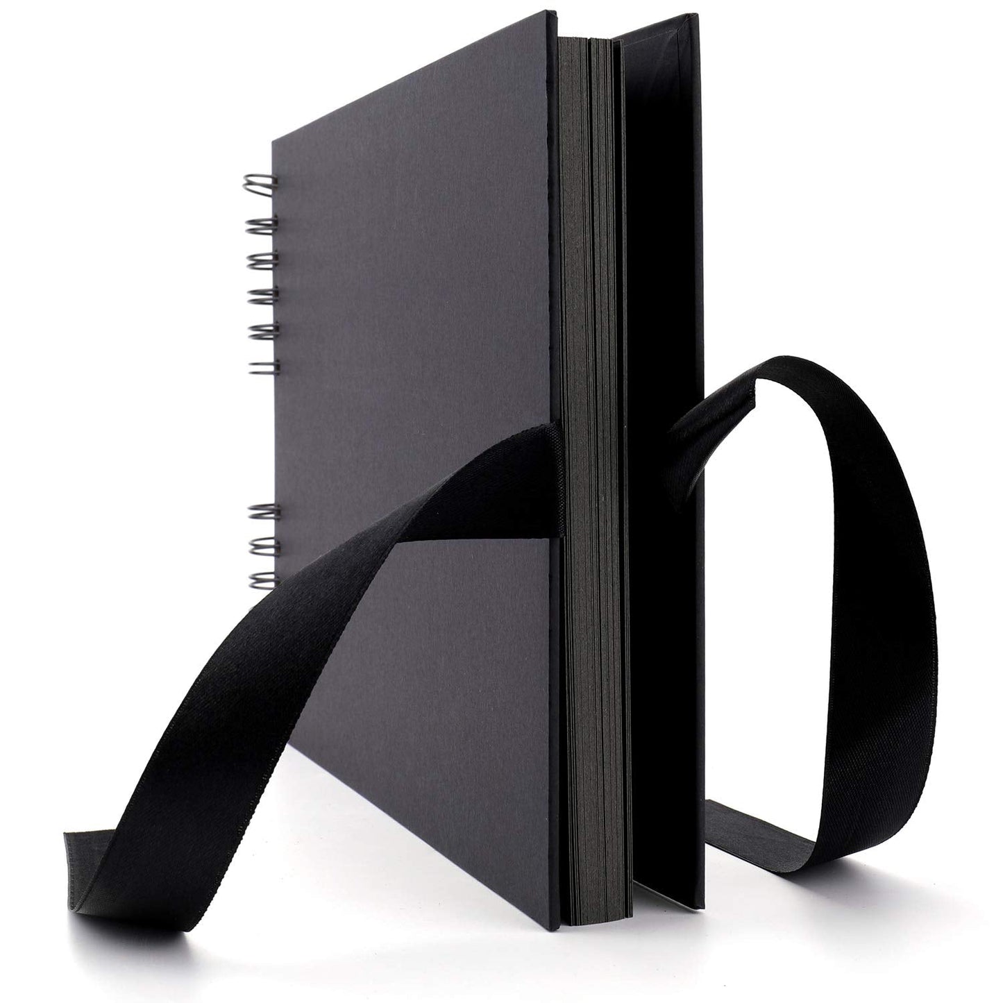 Tosnail 2 Pack 80 Pages Scrapbook Album, 12 x 8 Inches Photo Album Memory Book, Total 160 Pages - Black