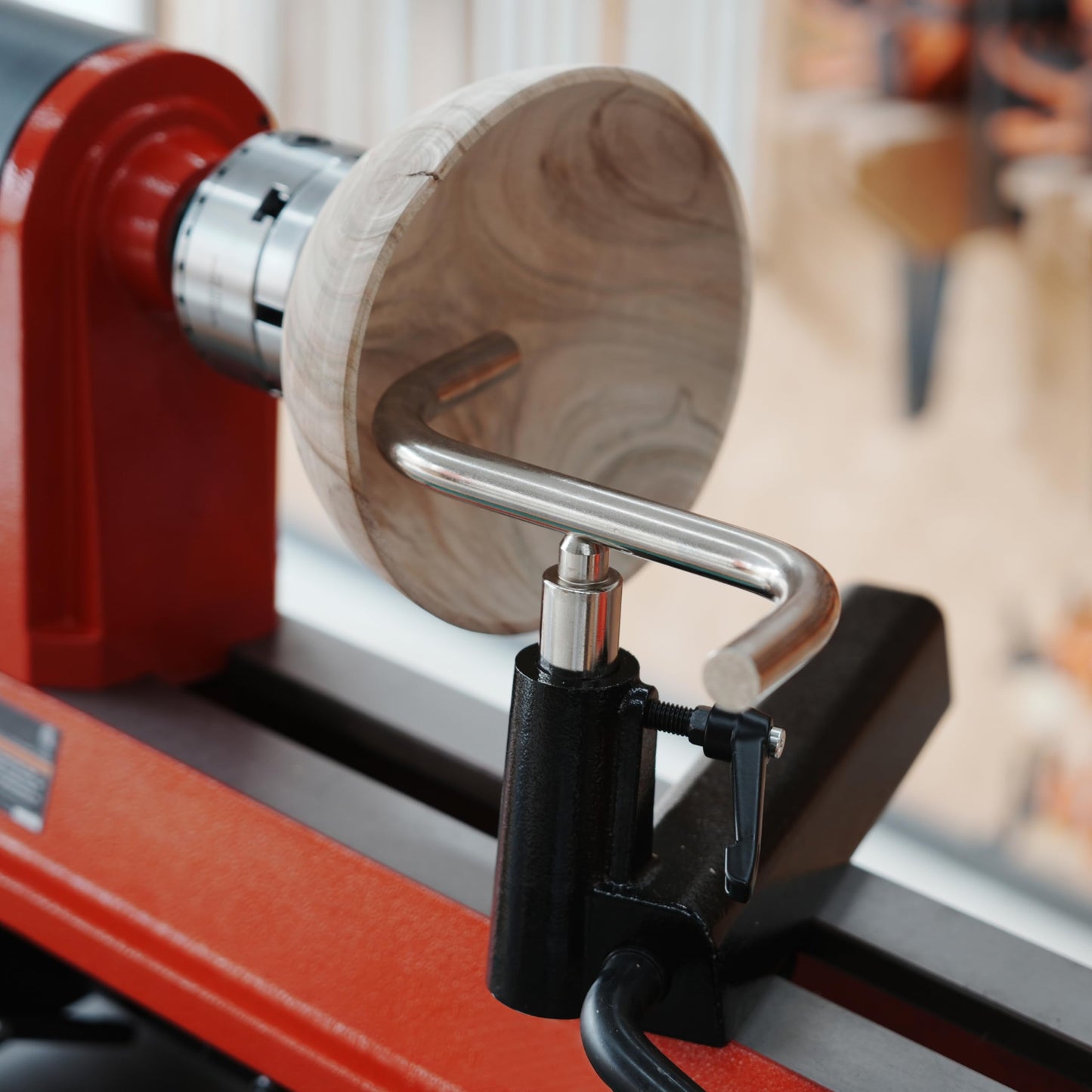 BMWOOD S Shaped Stainless Steel Tool Rest Set with 1" and 5/8" Stems for Woodturning Lathe Bowl Turning.