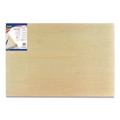 Maped - Helix Wooden Lightweight Drawing Board 24 x 36 Inch - Students and Artists - Sketching Outdoors - Lightweight Portability - Premium All-Wooden Construction, Sanded Basswood, Air-Tite core