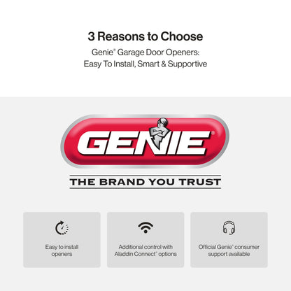 Genie QuietLift Connect – WiFi Smart Garage Door Opener with Added Wireless Keypad, ¾ HPC Smart Belt Drive – Compatible with Alexa and Google Assistant, Model 3053-TKV