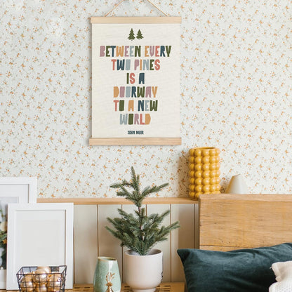 12x16 Inches RYYCDOI Woodland Nursery Decor, John Muir Quote Kids Adventure Nursery Wall Art Poster, Boho Kids Room
