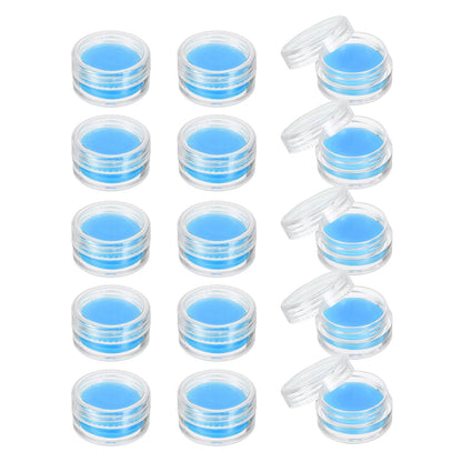 PATIKIL 15PCS Diamond Art Painting Glue Clay Wax 5D DIY Diamond Art Refills Glue with Storage Box for Embroidery Mud Supplies Accessories Painting Tool (23mm/0.9", Blue)