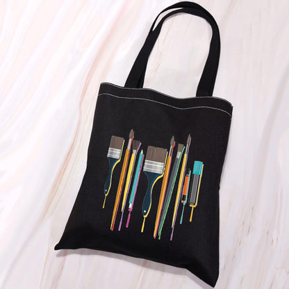 Artist Tote Bag, Creativity is Intelligence Having Fun, Art Teacher Gifts, Art Student Gifts Supply Bag