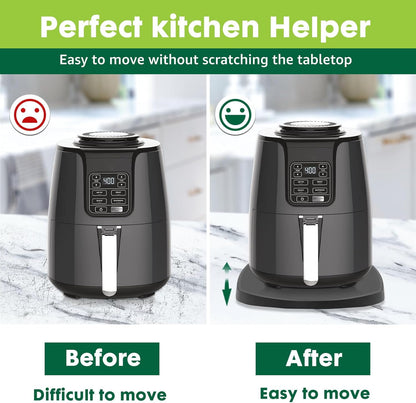 Appliances Slider Tray for Coffee Maker & Pot, Kitchen Small Appliances Sliding Mat Organizer for Keurig, Ninja