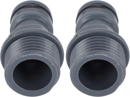 Zerodis 2Pcs Parts Connectors, Thread Telescopic Quick Connector Nipple for Garden Hose Tap Adapter
