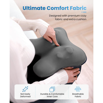 BOB AND BRAD Back Massager with Heat and Remote, EZBack Plus Neck Massager for Pain Relief Deep Tissue, Shiatsu Massage Pillow with 3 Level for Full Body, FSA HSA Eligible Ideal Gifts for Women Men ﻿