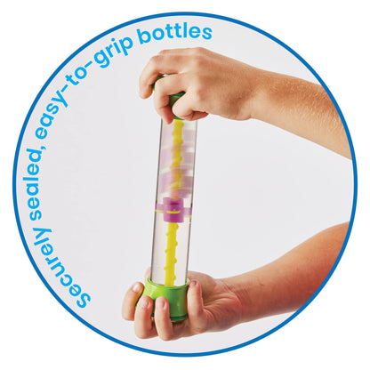 hand2mind Sensory Fidget Tubes, Sensory Toys, Travel Toys, Quiet Fidgets for Classroom, Calm Down Corner Supplies, Anxiety Relief Items for Kids, Toddler Stocking Stuffers, for Kids