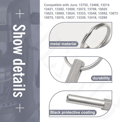 O-Ring Gasket Seal Set, Drainage Valve Brew/Security Tool Compatible with Jura Coffee Machines
