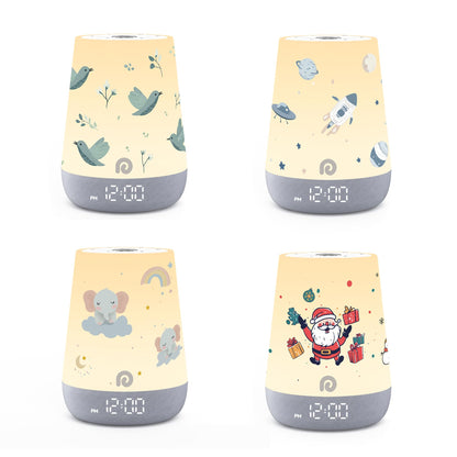 Dreamegg Sound Machine Baby - White Noise Sound Machine Baby With Night Light, Ok to Wake Alarm Clock, 34 Soothing Sounds, Sleep Trainer, Routine Builder, App Control for Kids Nursery Sleeping Bedroom