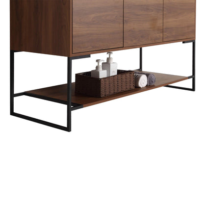 Fine Fixtures 48 Inch Bathroom Vanity with Sink - Modern Knob Free Design, Elegant Space-Saving Solution for Your Bathroom - Durable, Bathroom Vanities for a Contemporary Look - Urbania Collection