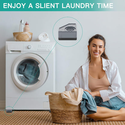 SEISSO Anti Vibration Pads, Noise Cancelling Rubber Feet Mat for Washing Machine, Stabilizer Prevents Walking