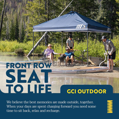 GCI Outdoor LevrUp Pop Up Canopy Tent, 8x8, Tan