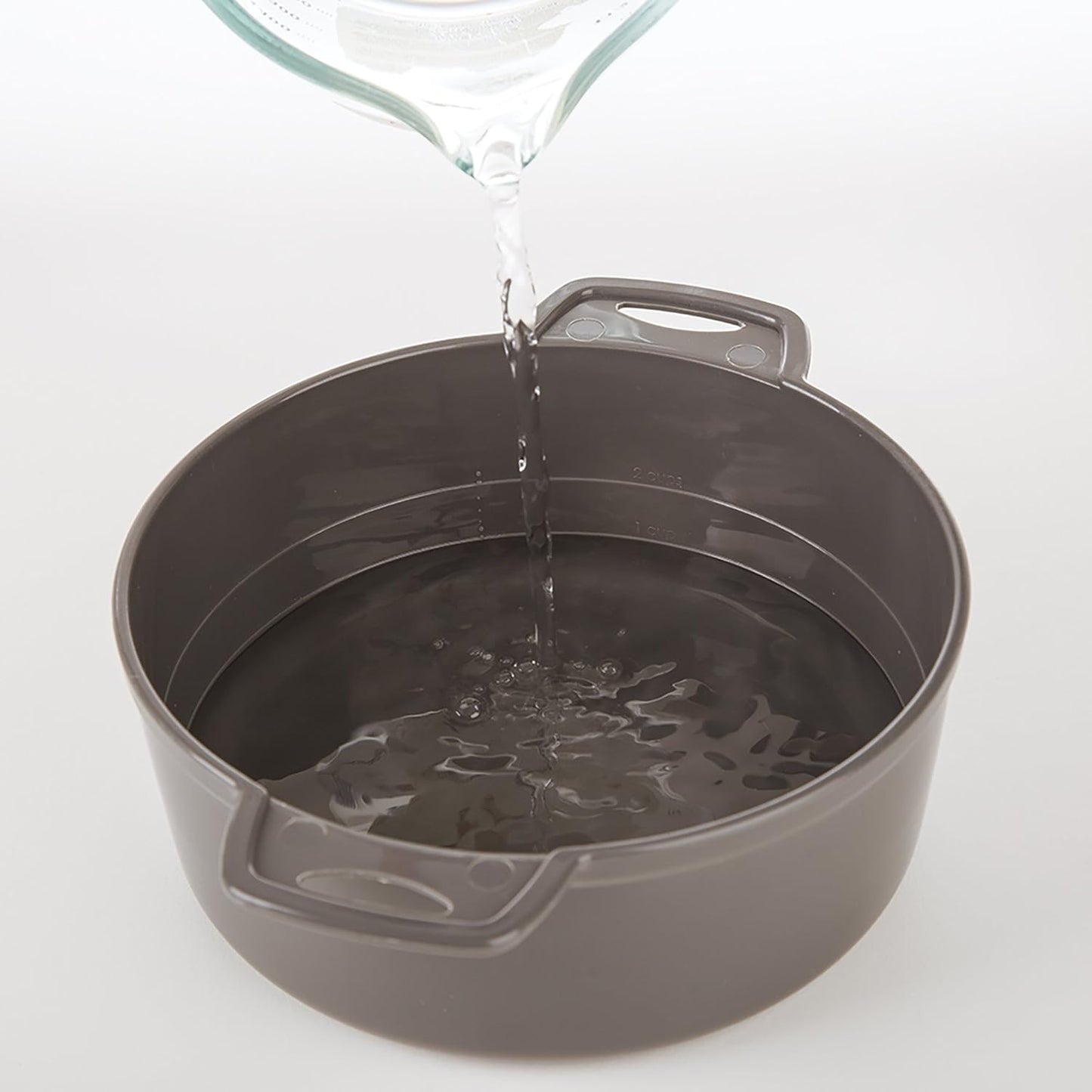 PrepSolutions 4-Piece Microwave Ramen Bowl To-Go - Gray, Includes Soup Spoon, Dishwasher Safe, BPA-Free