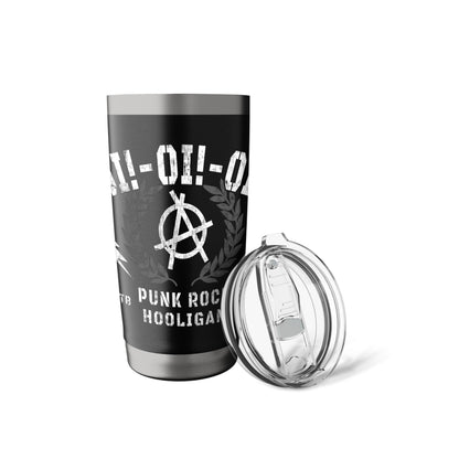 Oi Oi Oi Punk Rock Hooligan - Vintage Oi Punk Stainless Steel Insulated Tumbler