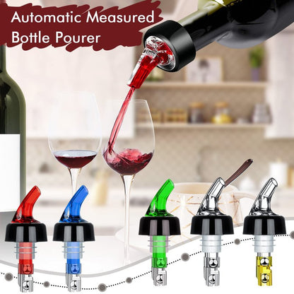 SuproBarware Automatic Measured Bottle Pourer Liquor Bottle Pourer Quick Shot Dispenser 1oz Liquor Pour Spout for Alcohol,Wine,Spirits, Home Bar Kitchen Tools 50 Pack
