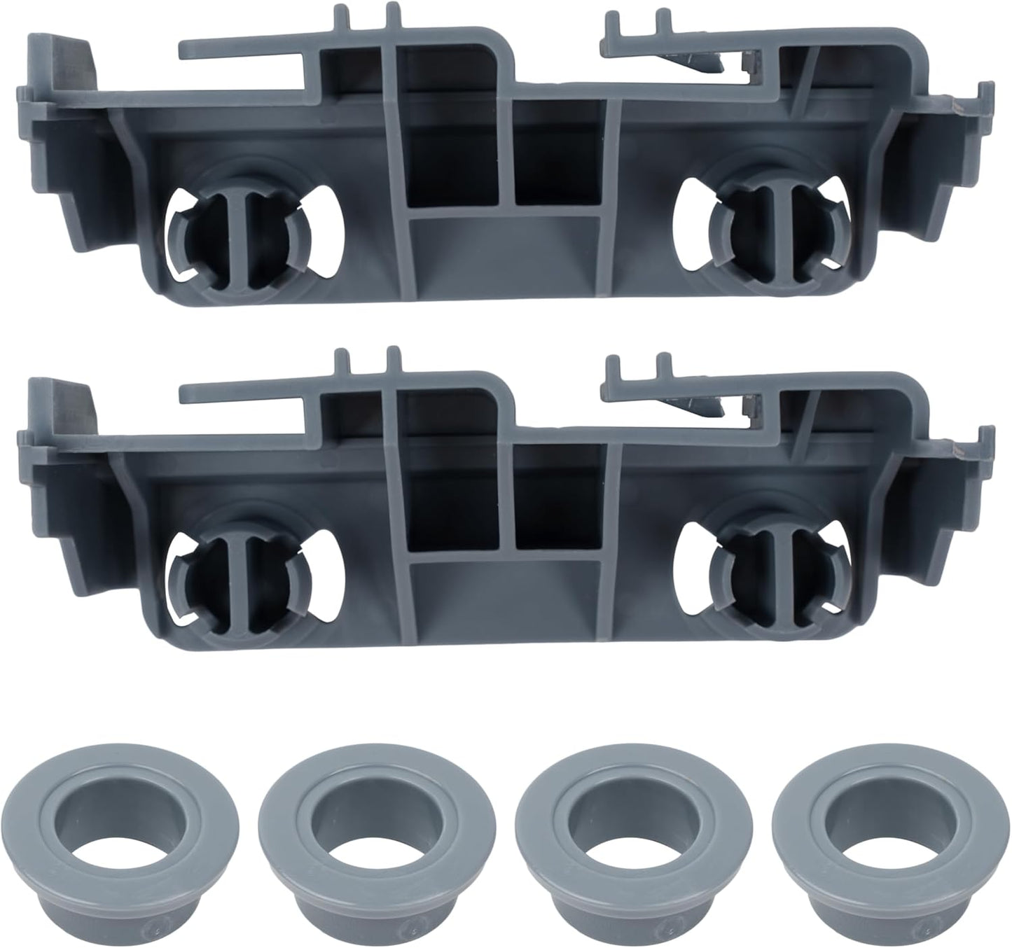 BlueStars WD28X27241 Dishwasher Rack Carrier & Roller Kit, Exact Fit for GE Dishwashers Lower Rack Wheels Assembly