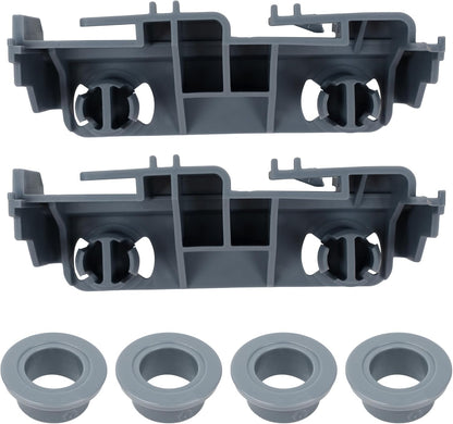 BlueStars WD28X27241 Dishwasher Rack Carrier & Roller Kit, Exact Fit for GE Dishwashers Lower Rack Wheels Assembly