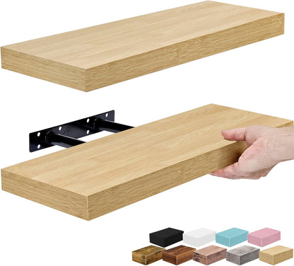 16 Inch 2 Pack) Sorbus Floating Shelves for Wall Floating Shelf for Kitchen, Bedroom, Living Room, Bathroom, Home