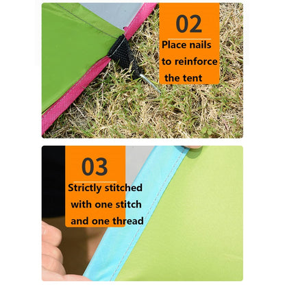 Beach Tent Beach Umbrella Automatic Sun Shelter Cabana Easy Set Up Light Weight Beach Canopy Anti-UV Portable Sunshade Beach Shade (Color : Pink, Size : 145 * 160 * 110cm) (Pink 145 * 160 * 110cm) (O