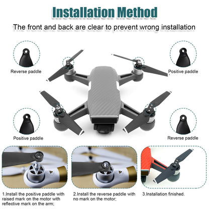 NQEUEPN 32pcs Propellers for DJI Mavic Mini1 Drone, Low Noise Replacement Blades with Screws and Screwdriver Drone Propeller Blades Replacement Backup 4726 Blade Propellers