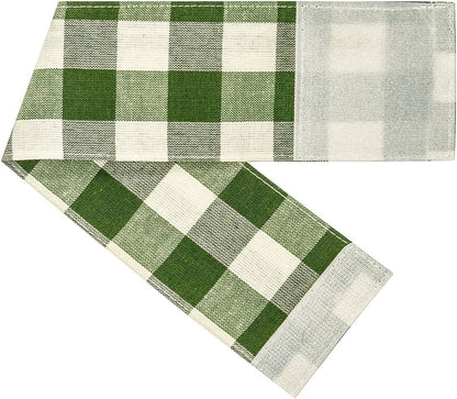 Buffalo Check French Door Panel, 54x40, Sage