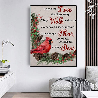 HONGJIE 5D DIY Diamond Art Painting Kit, Cardinal 16X20 inches Round Full Drill Crystal Rhinestone Embroidery Cross Stitch Arts Craft for Home Wall Decor Gift.2