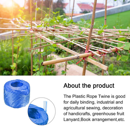 Rebower Polyester Nylon Rope Item Fixation String, [for Bundled Packing DIY] - 1148 Feet/Blue