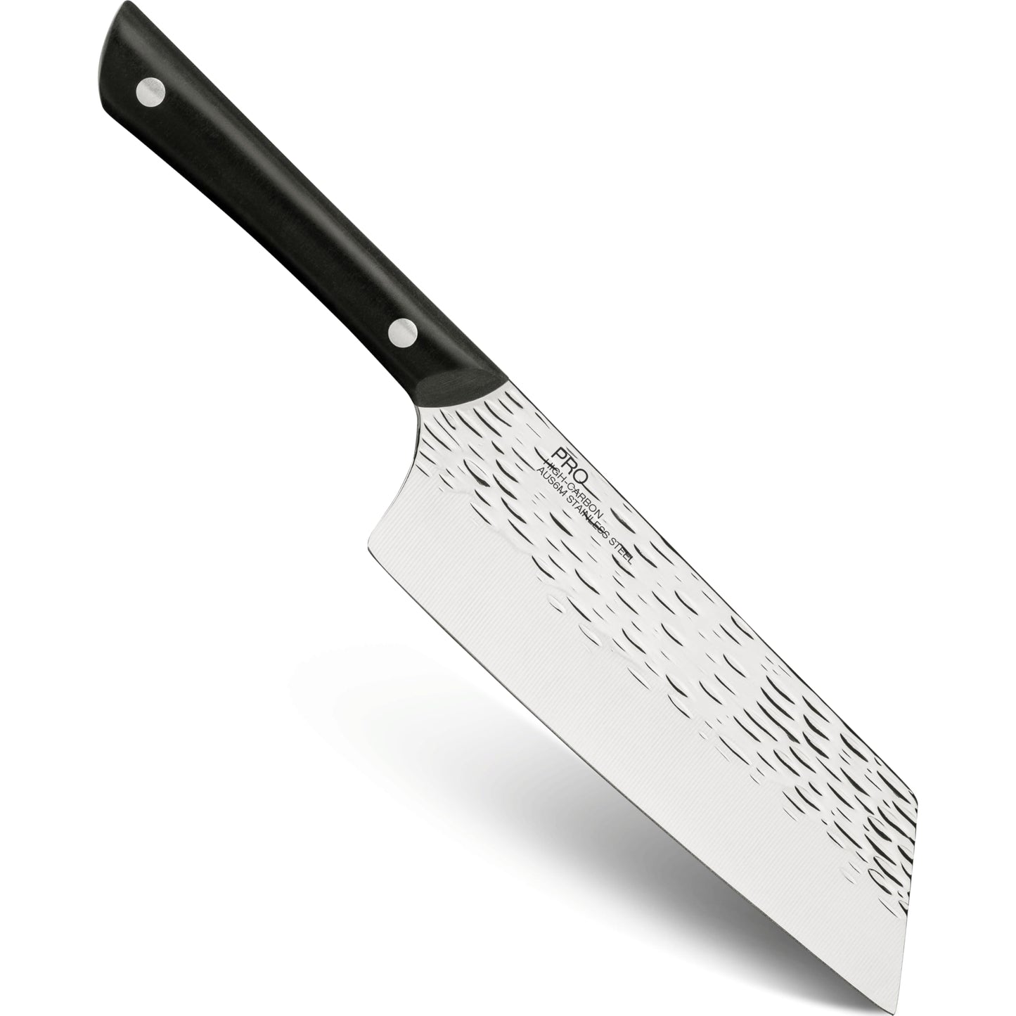 Kai PRO 7" Asian Utility Knife, Hand Sharpened Japanese Kitchen Knife Ideal for Stir Fry, Japanese AUS6M Stainless Steel Blade, Full-Tang POM Handle, NSF Certified, For Professional and Home Chefs