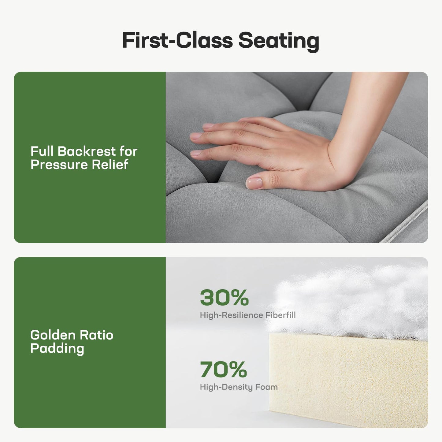 Marsail 3-in-1 Convertible Futon Sleeper Sofa Bed, Pull Out Couch with Adjustable Backrest, USB Charging & Side Pockets, Velvet Fabric Sofa for Living Room, Apartment, Loveseat, Grey